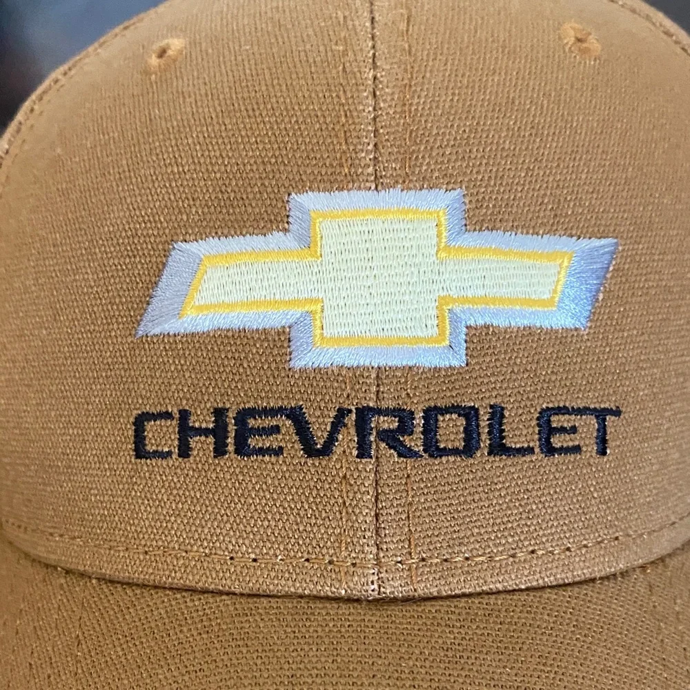 Chevrolet Tan Baseball Hat Cap